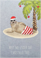 Meet me under the christmas tree foliert mit Schutzfolie...