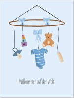 Baby blau unfoliert ohne Umschlag