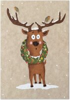 Weihnachtselch unfoliert ohne Umschlag