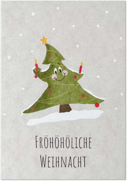 fröhlicher Tannenbaum unfoliert ohne Umschlag