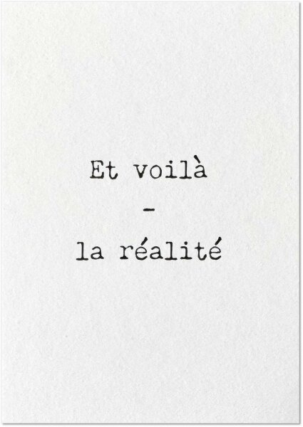 la realite