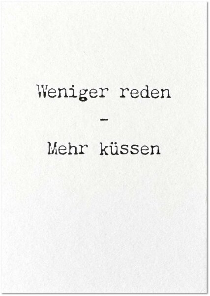 mehr küssen