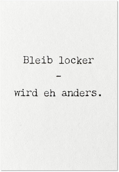 bleib locker