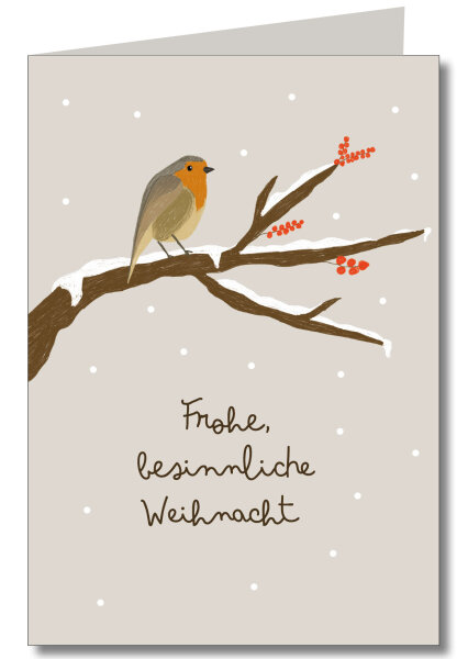 Rotkehlchen Weihnachten