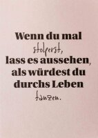 durchs Leben tanzen