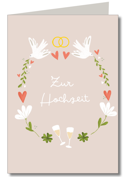 Zur Hochzeit Glückskranz