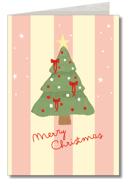 gestreifter Tannenbaum