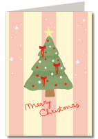 gestreifter Tannenbaum