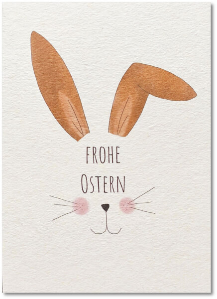 Osterhase foliert inkl. Umschlag