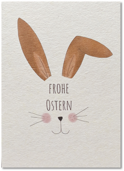 Osterhase foliert inkl. Umschlag