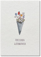 Blumenstrauß foliert inkl. Umschlag