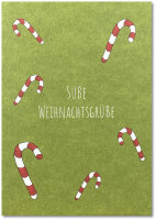 Süße Weihnachtsgrüße foliert inkl....