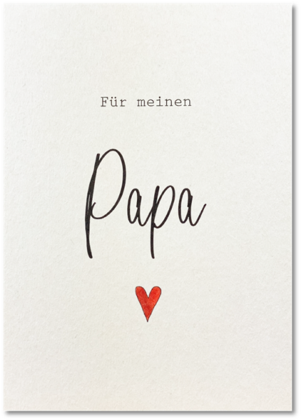 Für meinen Papa unfoliert ohne Umschlag