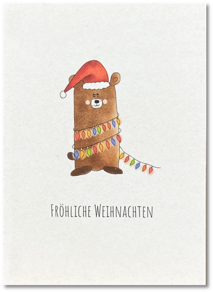 Weihnachtsbär unfoliert ohne Umschlag