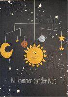 Mobilé Sonnensystem unfoliert ohne Umschlag