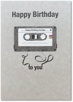 Happy Birthday Mixtape foliert inkl. Umschlag