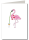 Flamingo ohne Folie incl. Briefumschlag