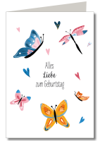 Schmetterlinge ohne Folie incl. Briefumschlag