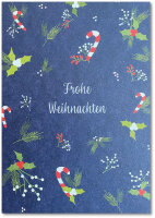 Frohe Weihnachten blau