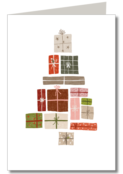 Geschenkebaum ohne Schutzfolie inkl. Briefumschlag
