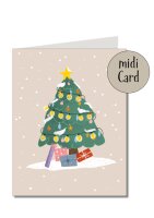Midikarte Weihnachtsbaum