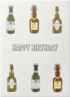 Happy Birthday Bier unfoliert ohne Umschlag