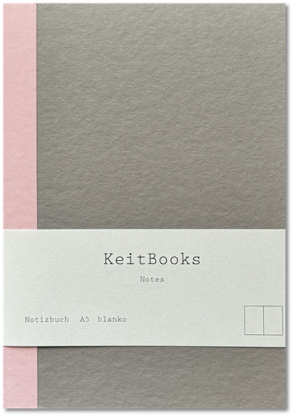 KeitBooks A5 Kalkstein - rosa