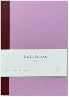 KeitBooks A5 Opalrosa - dunkelrot